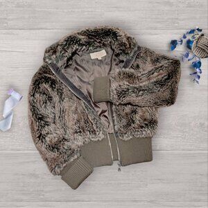 Vintage Faux Fur Teddy Jacket By Costa Blanca